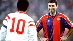 Hristo Stoichkov aún llora la partida de Diego Maradona