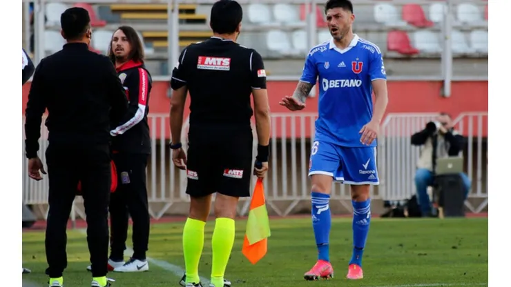Universidad de Chile va al Tribunal de Disciplina para sacarle la tarjeta roja a Álvaro Brun