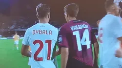 Valencia no se va con las manos vacías y cambia camiseta con Dybala.