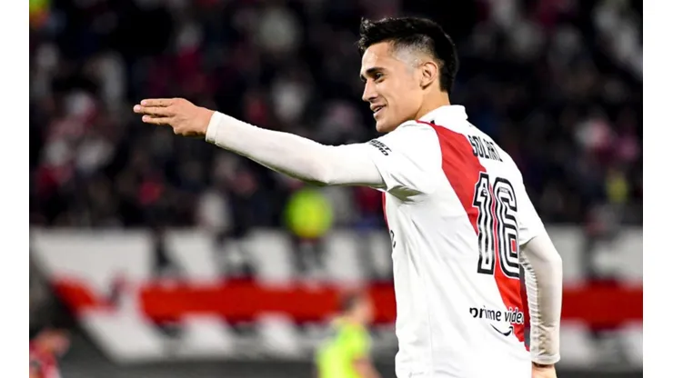 Solari fue figura ayer en el triunfo de River Plate.