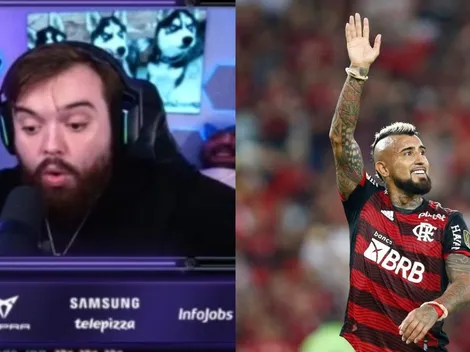 VIDEO: Famoso streamer español le manda un recado a Vidal