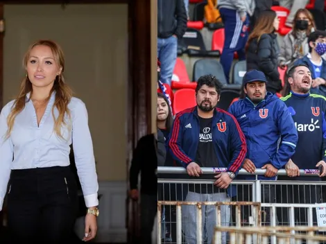 La curiosa petición de los hinchas de U a Daniella Chávez