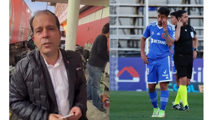 Lorca en modo hincha tras el mal momento de la U