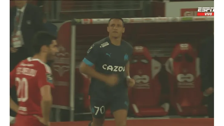 Sánchez no pudo tener triunfo en su debut con el Marsella.