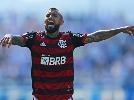 El King Vidal llevará la bandera de Chile en el Maracaná con Flamengo