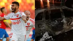 Barra de Aldosivi quema el auto de Jonathan Zacaría