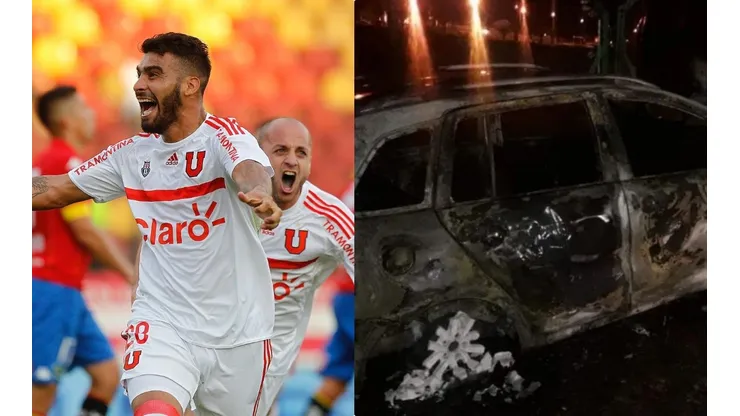 Barra de Aldosivi quema el auto de Jonathan Zacaría