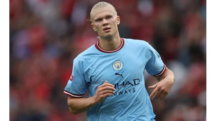 Haaland llegó al City proveniente del Borussia Dortmund