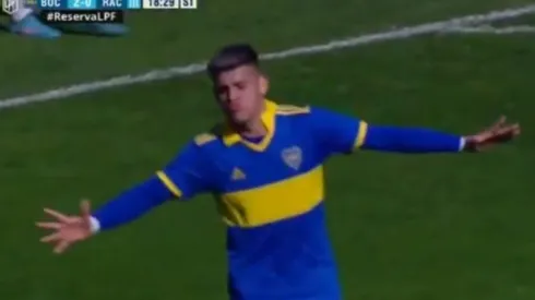 ¡Lo lloran en Universidad de Chile! Brandon Cortés se volvió loco y anota tremendo golazo de tiro libre por la reserva de Boca Juniors