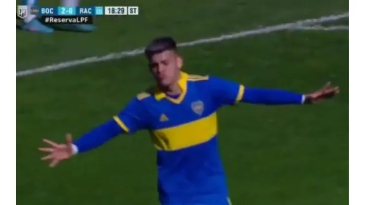 ¡Lo lloran en Universidad de Chile! Brandon Cortés se volvió loco y anota tremendo golazo de tiro libre por la reserva de Boca Juniors