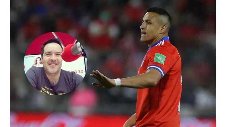 Caamaño repasó a Alexis Sánchez.