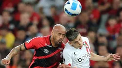 En la ida jugada en Brasil, Estudiantes y Paranaense empataron sin goles.