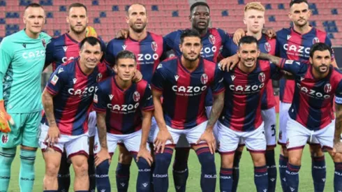 Gary Medel fue titular en el triunfo del Bologna
