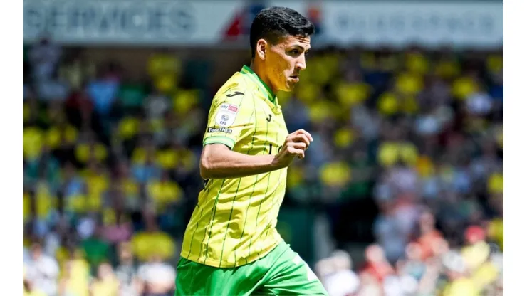 Marcelino Núñez tuvo su debut con la camiseta del Norwich
