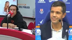 La broma de Caamaño que llamó la atención de los hinchas azules.