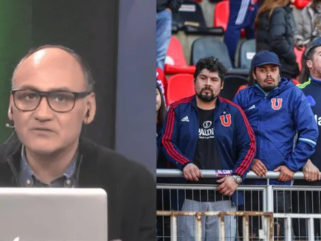 Tapia se pone la capa y defiende a los hinchas de U: "Están siendo discriminados"
