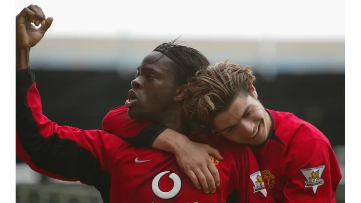 Louis Saha durísimo con Cristiano Ronaldo