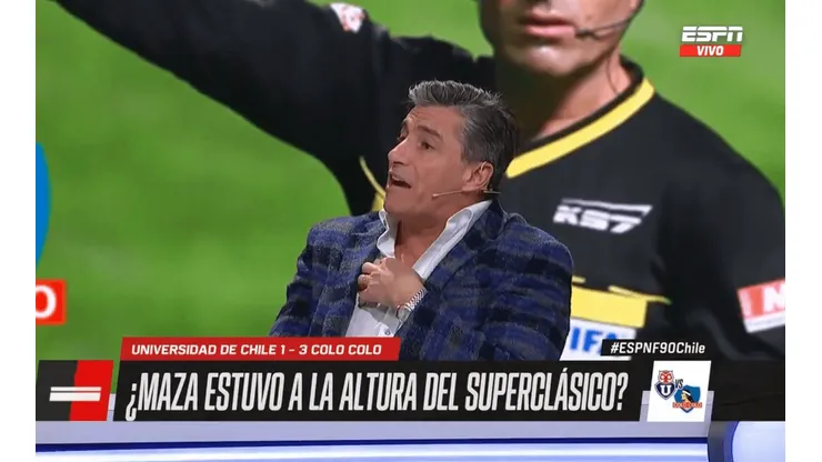 Solabarrieta en picada con el arbitraje de Maza y no le perdona nada.