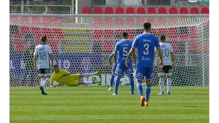 Cristián Palacios falló su penal para la U