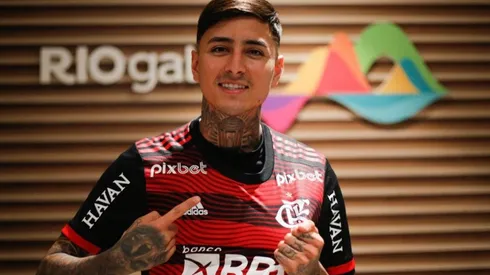 Erick Pulgar fue presentado en el Flamengo