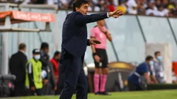 Quinteros gozó en el Monumental con el arengazo albo.