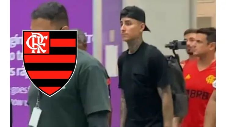 Erick Pulgar aterrizó en Brasil para ser nuevo jugador del Flamengo