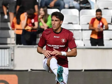 Diego Valencia hace su debut con el Salernitana en amistoso contra Galatasaray