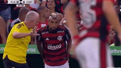 Vidal ahogó su grito de gol con Flamengo en empate con Paranaense.