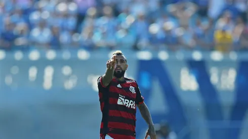 Vidal ya hizo su debut por el Flamengo.