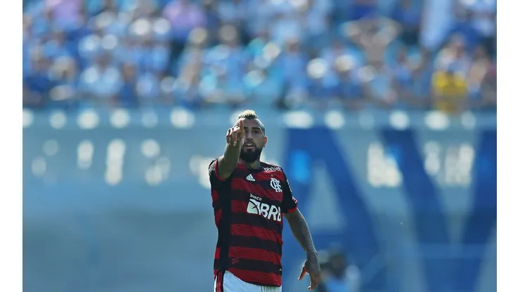 Vidal ya hizo su debut por el Flamengo.