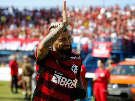 El King Arturo hace su debut con la camiseta del Flamengo