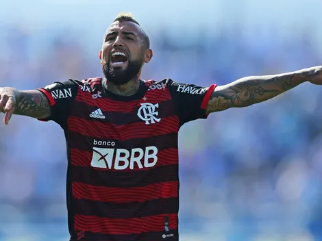 Vidal queda chocho en su debut con la camiseta del Flamengo