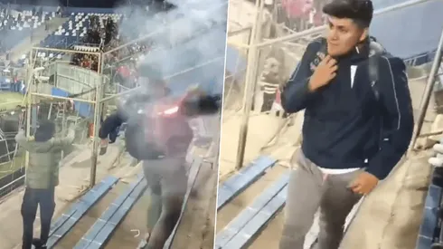 Hincha de UC que lanzó bengala en Copa Libertadores es castigado.