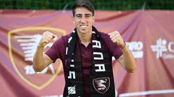 Diego Valencia fue presentado en Italia