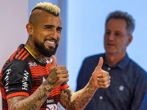 Vidal es presentado en el Flamengo y revela su principal objetivo