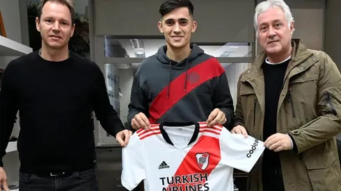 River Plate anunció a Pablo Solari en sus redes sociales.