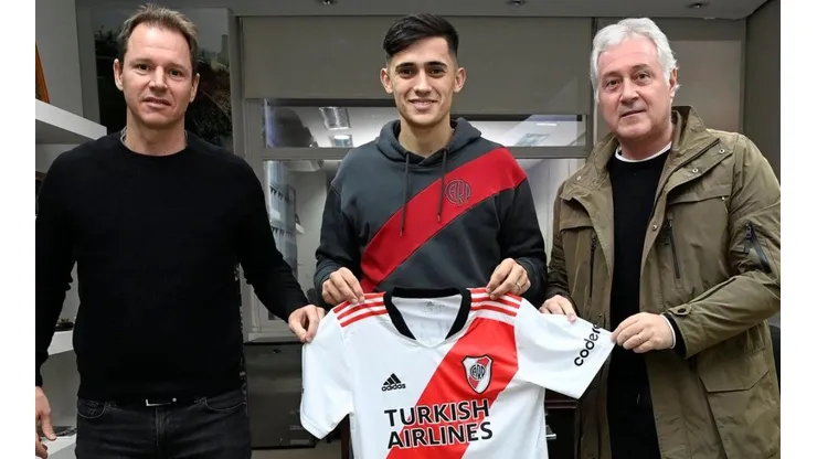 River Plate anunció a Pablo Solari en sus redes sociales.