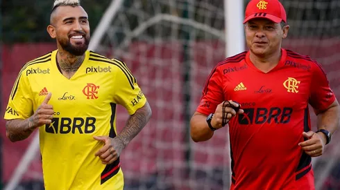 Arturo Vidal y su primer entrenamiento en el Flamengo