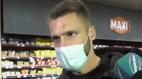 Kagelmacher en su llegada a nuestro país.