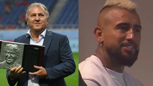 Zico le aconsejó a Vidal de tener una buena vida para aguantar los partidos de Flamengo.