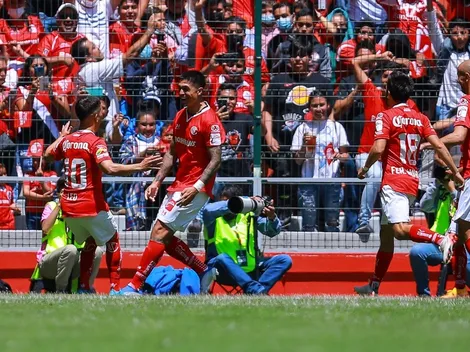 Huerta deslumbra un paso goleador con el triunfo de Toluca