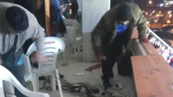 Hinchas de Unión de Santa Fe agredieron a la prensa uruguaya.