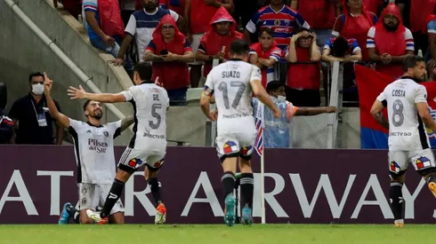 El último festejo de Colo Colo en Brasil fue este año ante Fortaleza.