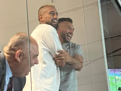 Vidal es cábala para que Flamengo avance a los cuartos de final