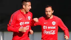 Díaz e Isla compartieron varias veces nóminas de la Selección Chilena.