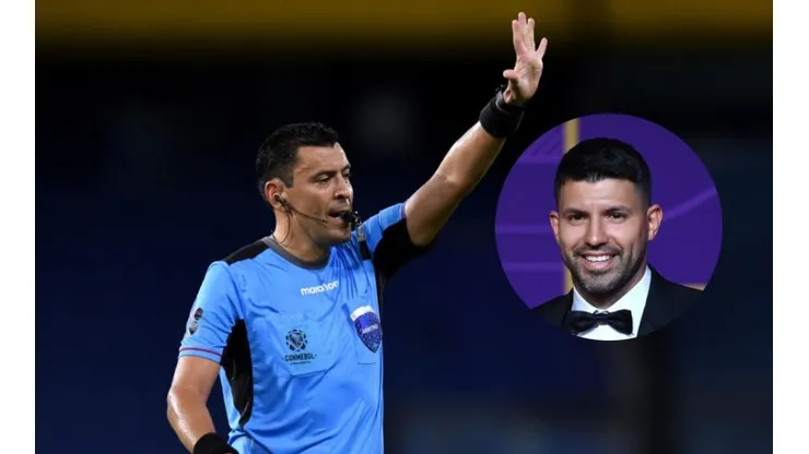 Agüero agarró a garabato limpio a Roberto Tobar.