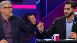 El periodista y el ex portero tuvieron un tenso debate en TST