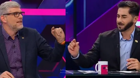 El periodista y el ex portero tuvieron un tenso debate en TST