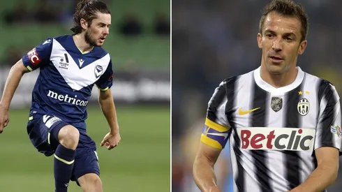 Marco Rojas le ganó el premio al mejor jugador de la A-League a Alessandro Del Piero.