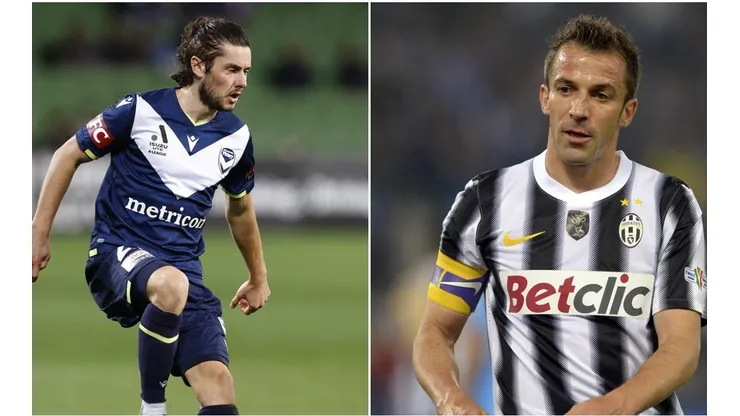 Marco Rojas le ganó el premio al mejor jugador de la A-League a Alessandro Del Piero.